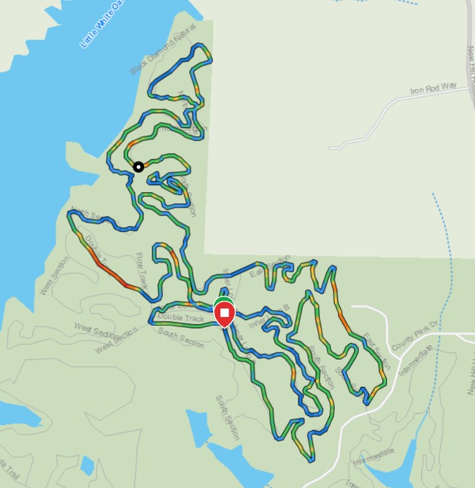 Harris Lake Meltdown course
