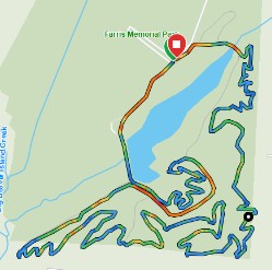 Mayhem at Mayodan XC MTB Race course